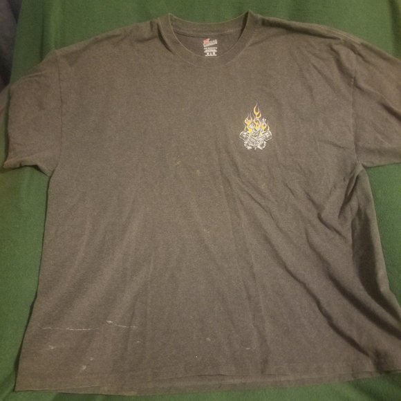 Hanes gray 3XL short sleeved shirt - Picture 2 of 3